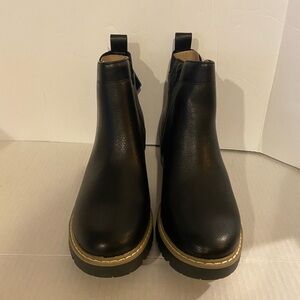 Sonoma Black Booties Size 9